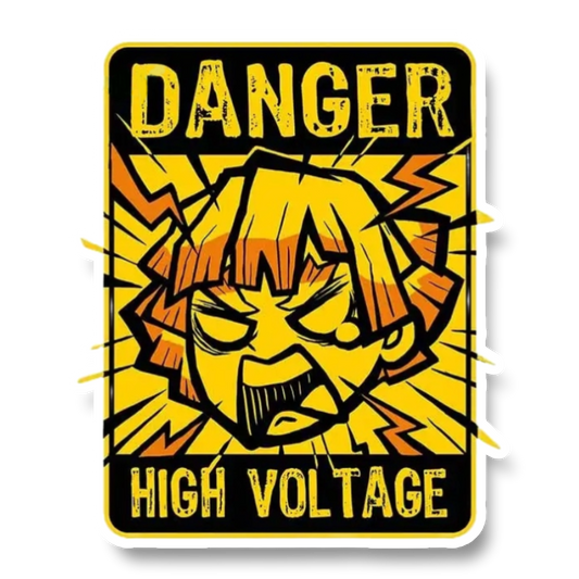 Zenitsu High Voltage Stickers