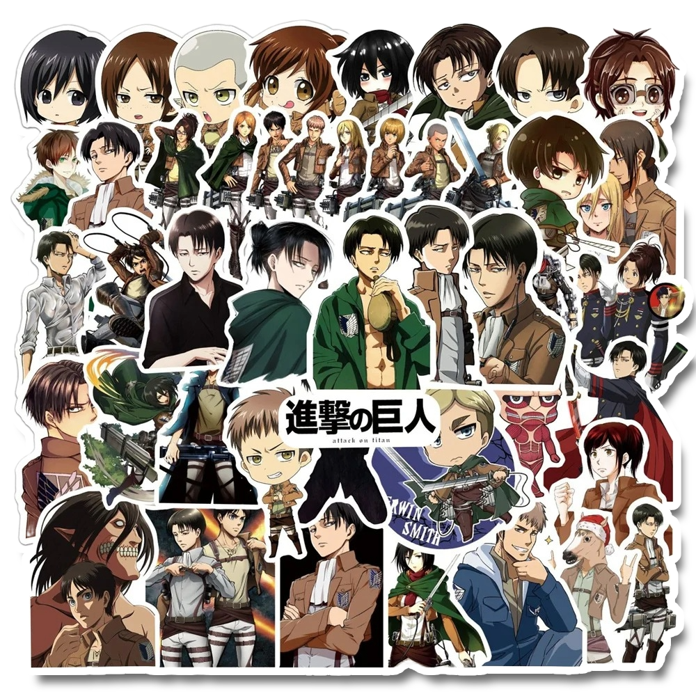 10/30/50PCS Anime Attack on Titan Stickers
