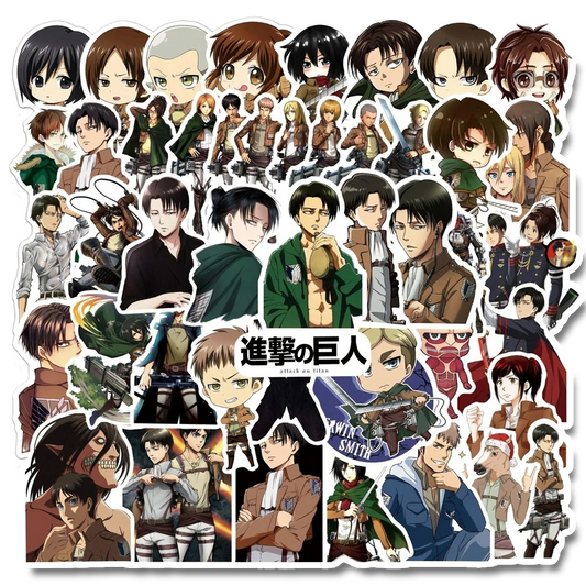 10/30/50PCS Anime Attack on Titan Stickers
