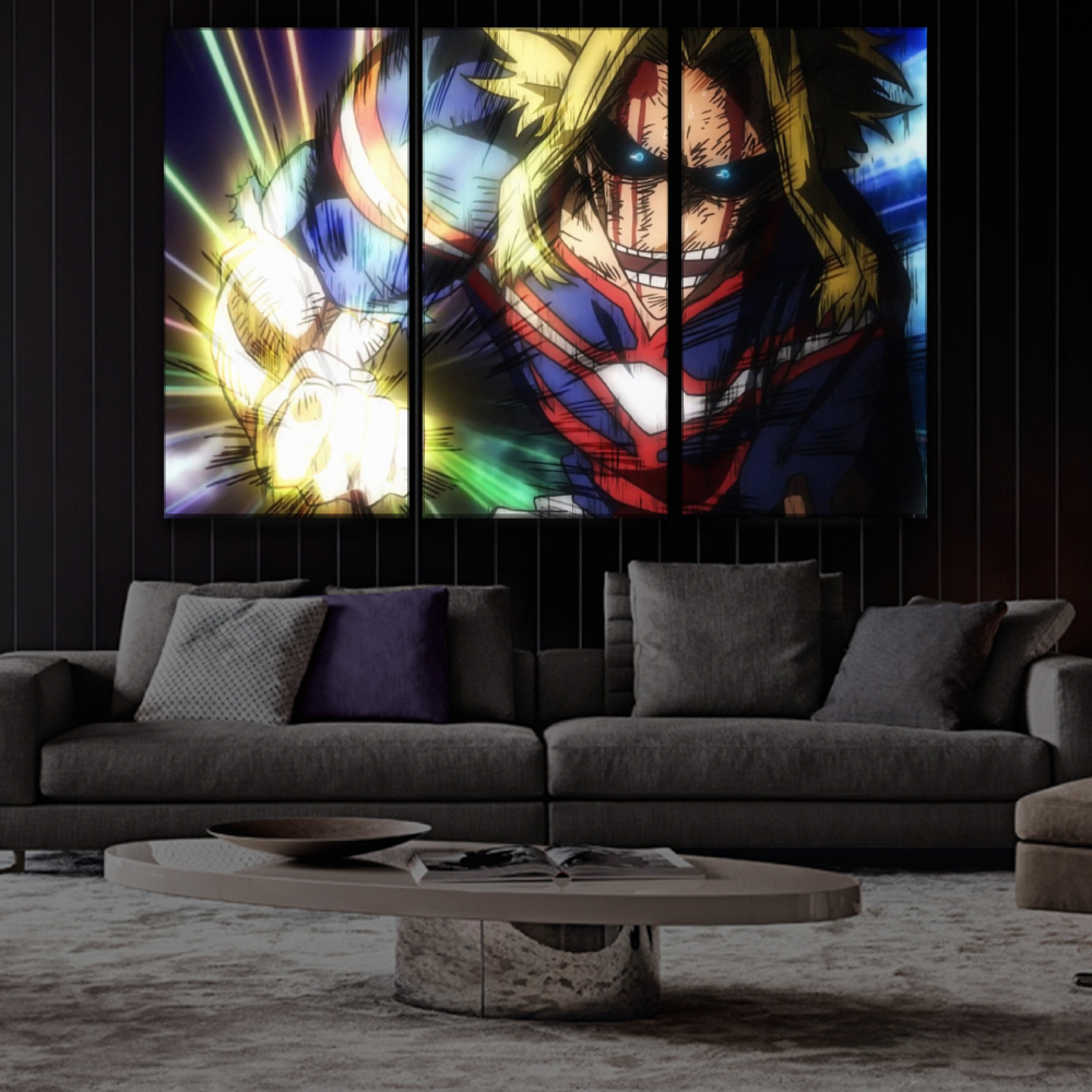 All Might Anime Poster