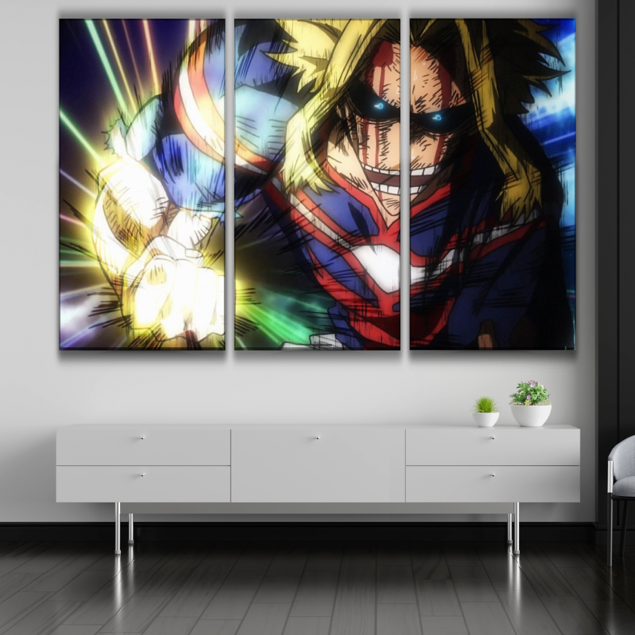 All Might Anime Poster