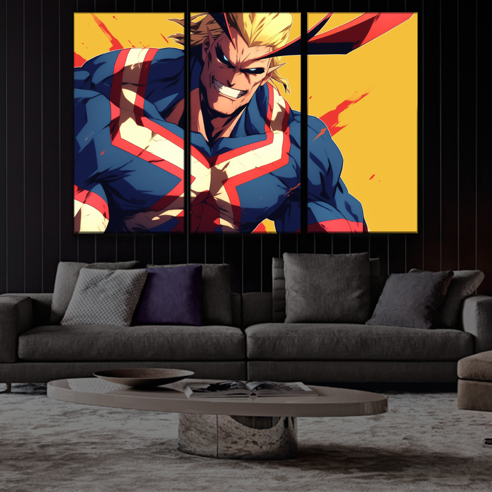 All Might Art Poster