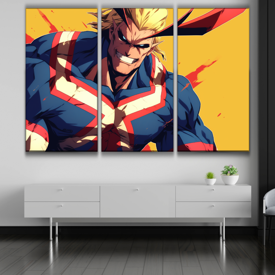 All Might Art Poster
