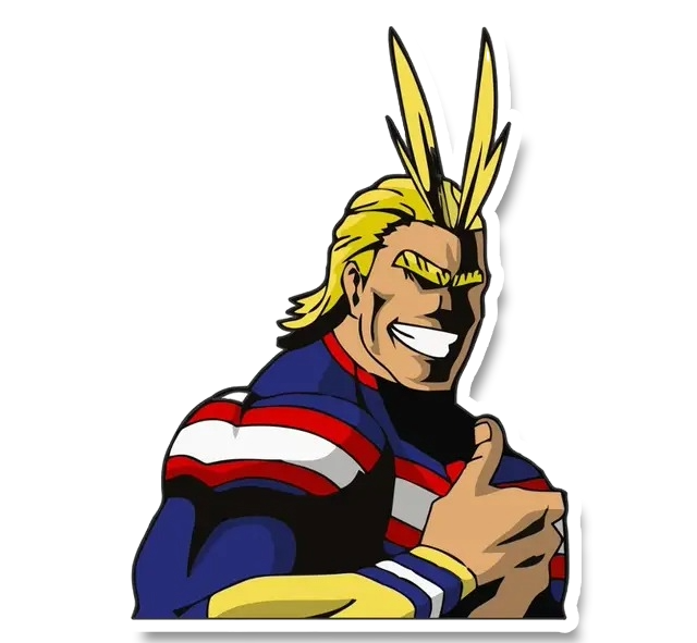 All Might Stickers