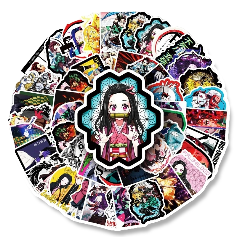 50 Non-repeating Demon Slayer Nezuko Stickers