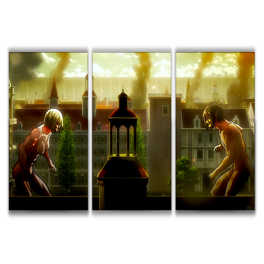 Eren vs Annie Poster