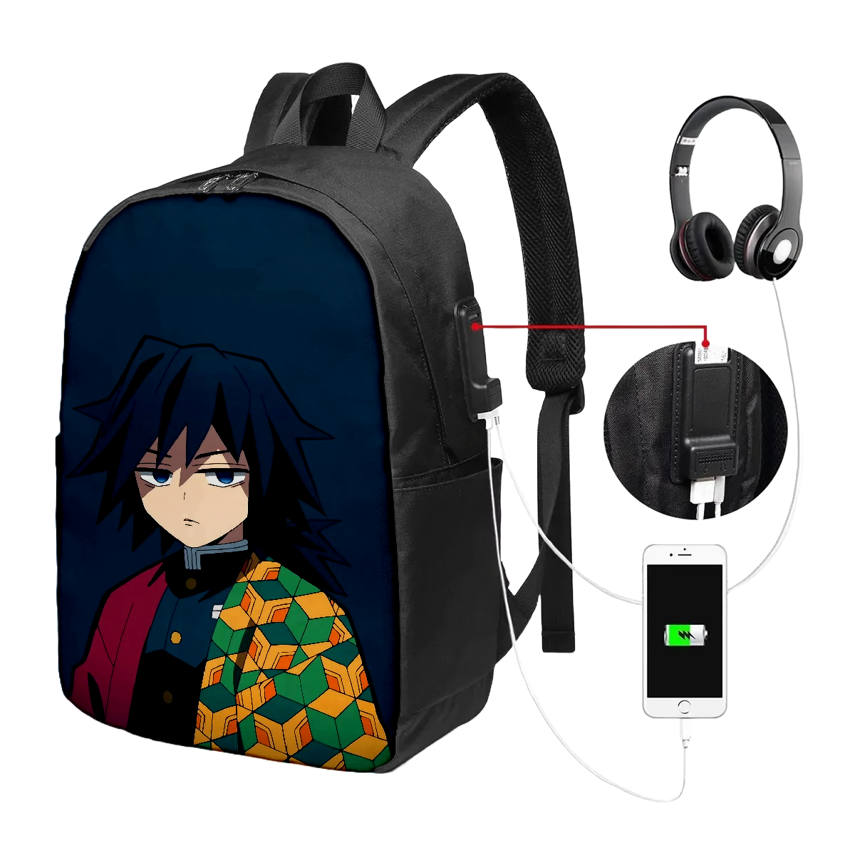 Giyu Tomioka Backpack