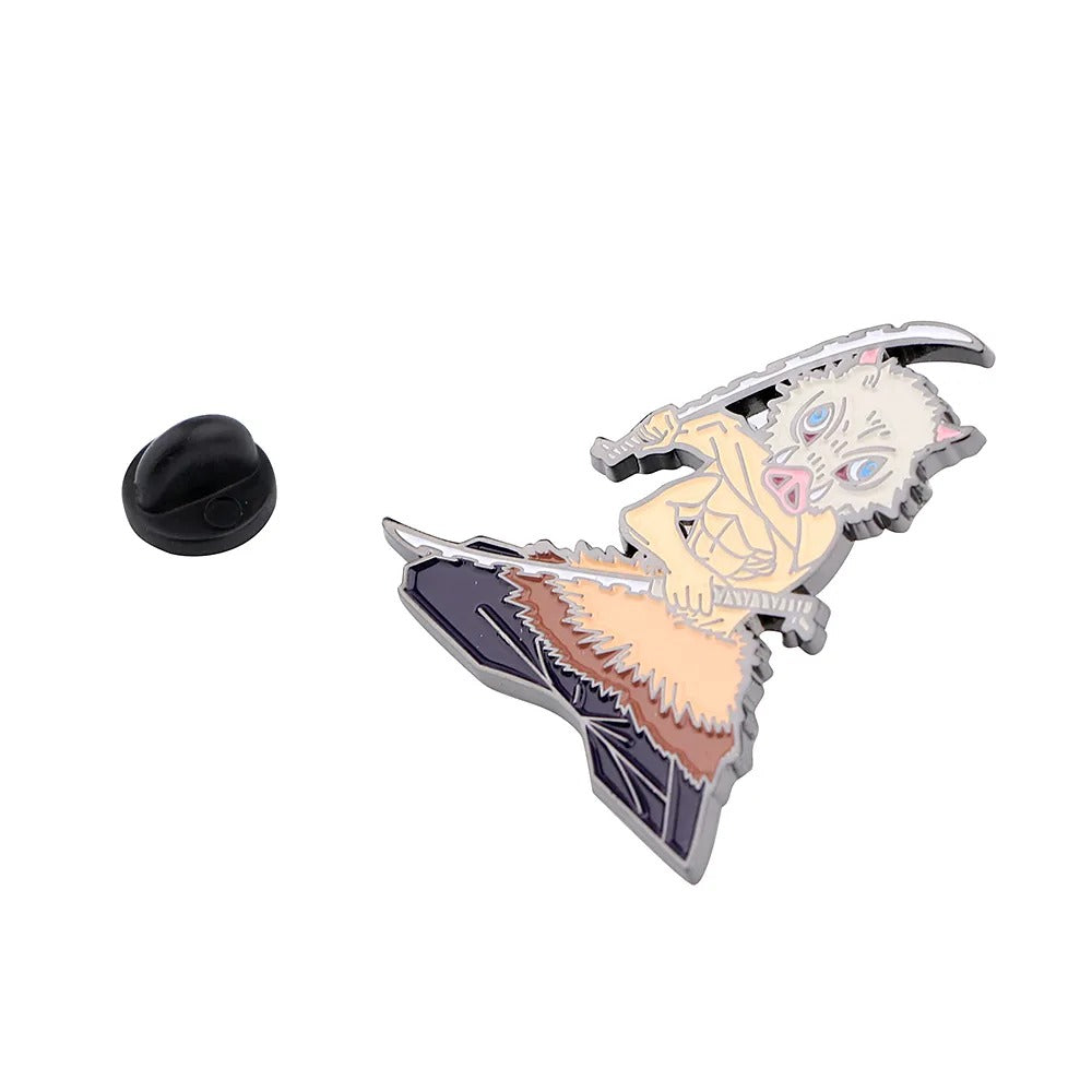 Inosuke Fighter Anime Pin