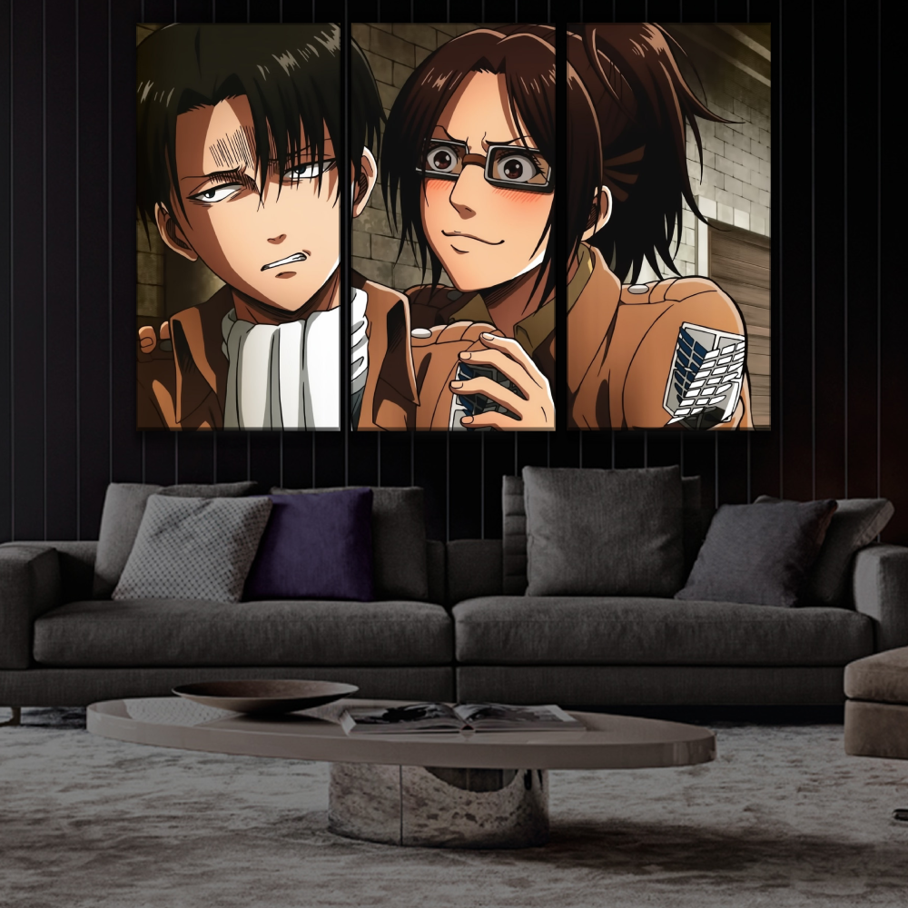 Levi and Hange Poster