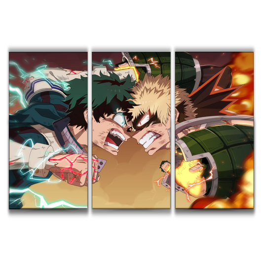 Midoriya vs Bakugo Poster