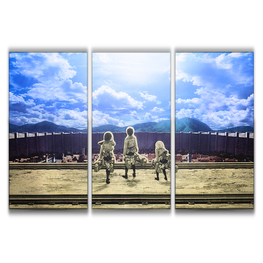 Mikasa, Eren and Armin Poster