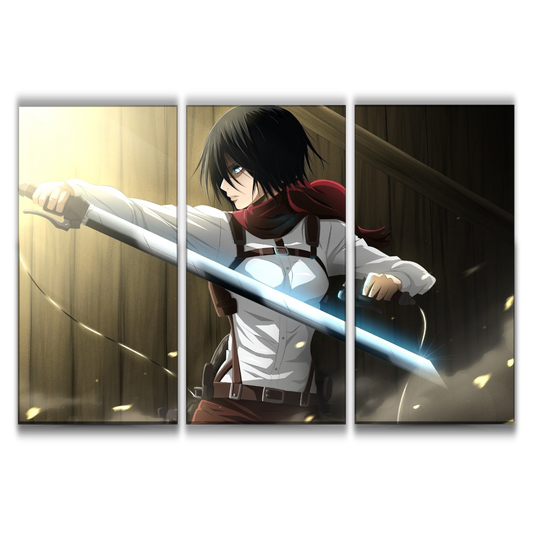 Mikasa Anime Wall Poster