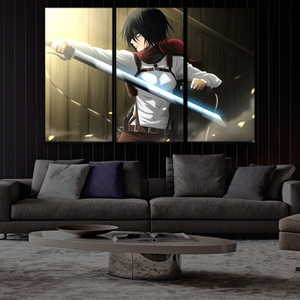 Mikasa Anime Wall Poster