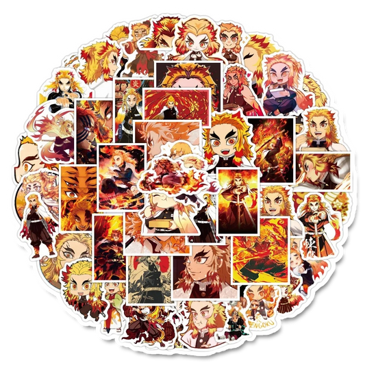 Rengoku Collection of 10/30/50 Stickers