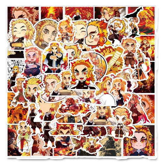 Kyojuro Rengoku Set of 10/30/50 Stickers