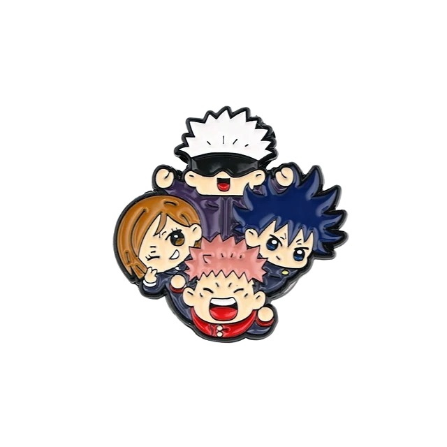 Yuiji, Satoru, Megumi and Nobara Pin